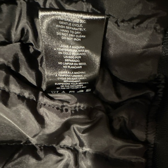 Eleven Paris LA Collection Black Nylon Bomber Zip Up Jacket Men’s M - Picture 12 of 13